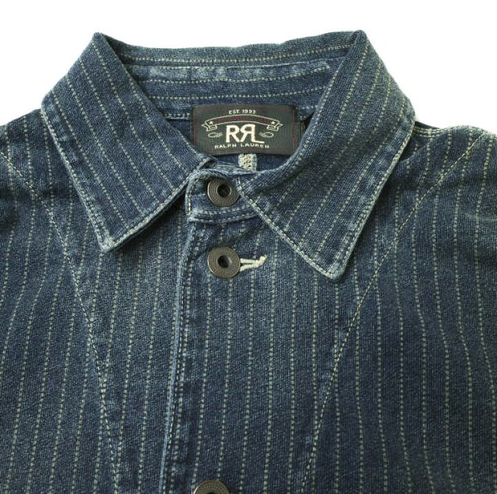 楽天市場】RRL ダブルアールエル WABASH STRIPE WORK JACKET  
