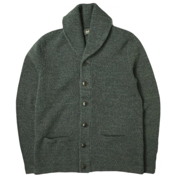 楽天市場】RRL ダブルアールエル SHAWL COLLAR HBT KNIT CARDIGAN 