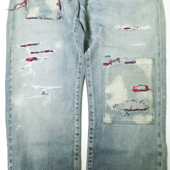 楽天市場】e JEANS イージーンズ 日本製 岡山児島 チェックリペア 