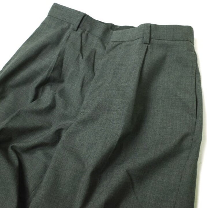 楽天市場】WIRROW ウィロウ 23SS 日本製 WOOL TROPICAL WIDE SLACKS 