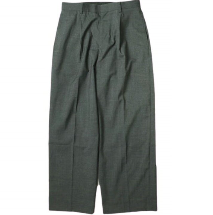 楽天市場】WIRROW ウィロウ 23SS 日本製 WOOL TROPICAL WIDE SLACKS 