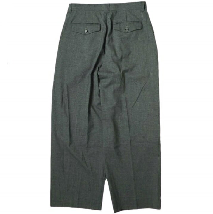 楽天市場】WIRROW ウィロウ 23SS 日本製 WOOL TROPICAL WIDE SLACKS 