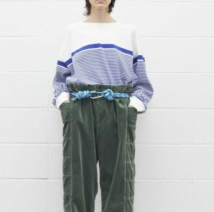 楽天市場】UNUSED アンユーズド 20AW 日本製 Panel Border Long Sleeve 