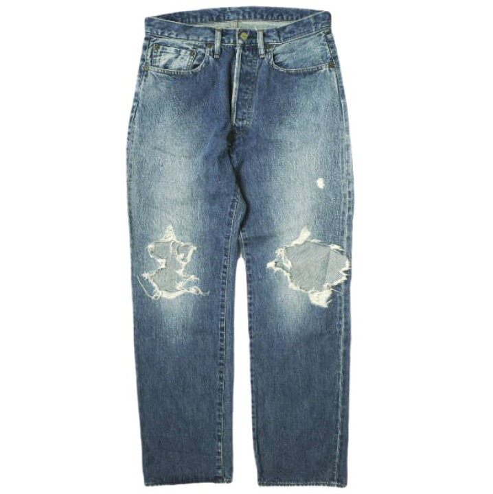 楽天市場】UNUSED アンユーズド 23SS 日本製 13oz Ripped Denim Pants 