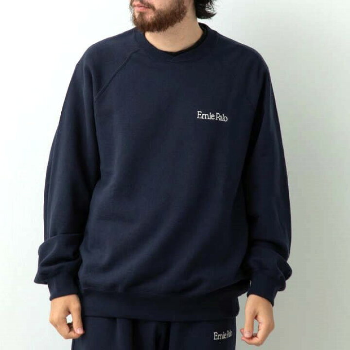 楽天市場】Ernie Palo アーニーパロ 24AW 日本製 Crew Neck Sweat ロゴ  