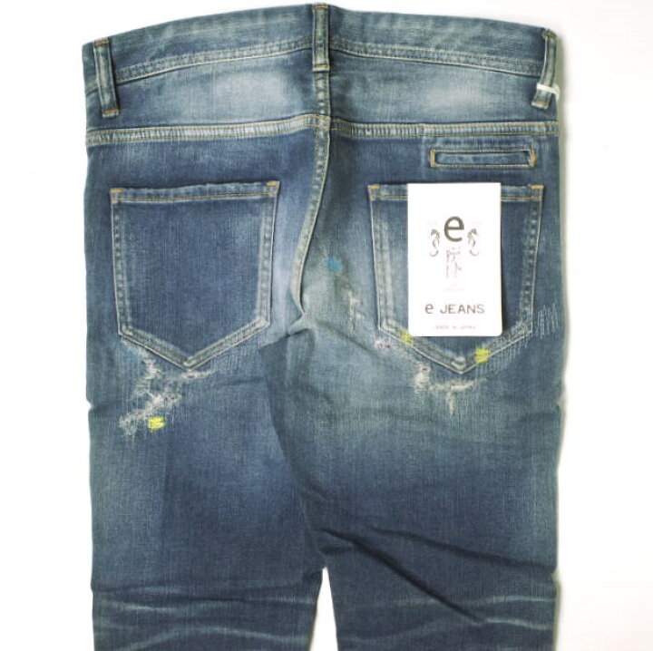 楽天市場】e JEANS イージーンズ 日本製 STRETCH SLIM 岡山児島 襤褸 