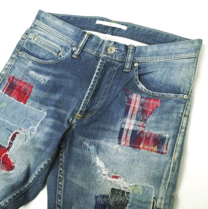 楽天市場】e JEANS イージーンズ 日本製 STRETCH SLIM 岡山児島 襤褸 