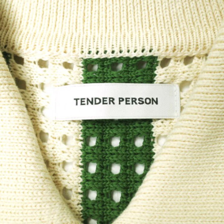 楽天市場】TENDER PERSON テンダーパーソン 24SS 日本製 STRIPE KNIT 