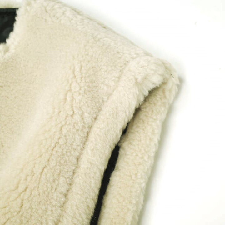 楽天市場】stein シュタイン 23AW 日本製 WOOL FUR EXTRA SHORT VEST 