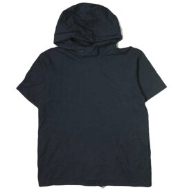 Engineered Garments エンジニアードガーメンツ アメリカ製 Short Sleeve Hoody - French Terry ショートスリーブプルオーバーパーカー フレンチテリー S Navy 半袖 スウェット トップス【新古品】【中古】【Engineered Garments】