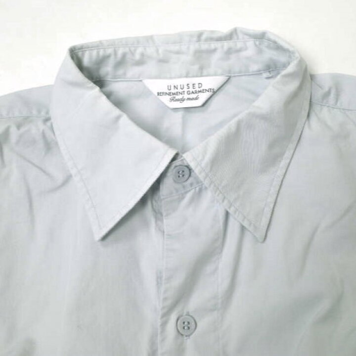 楽天市場】UNUSED アンユーズド 20SS 日本製 cotton pullover shirt 