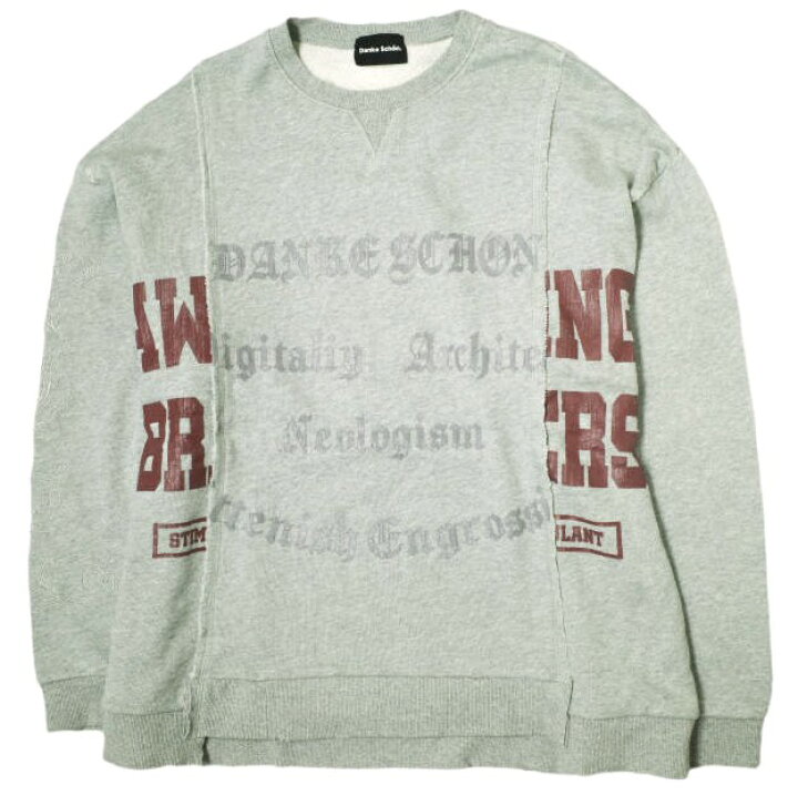 楽天市場】Danke Schon ダンケシェーン REMAKE SWEAT CREWNECK 裏毛 
