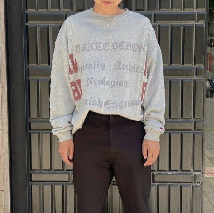 楽天市場】Danke Schon ダンケシェーン REMAKE SWEAT CREWNECK 裏毛 