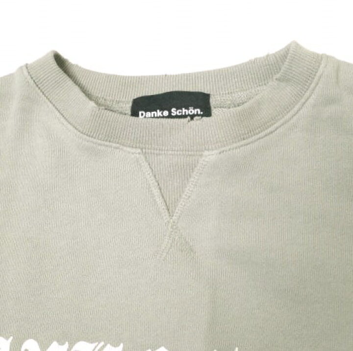 楽天市場】Danke Schon ダンケシェーン REMAKE SWEAT CREWNECK 裏毛 
