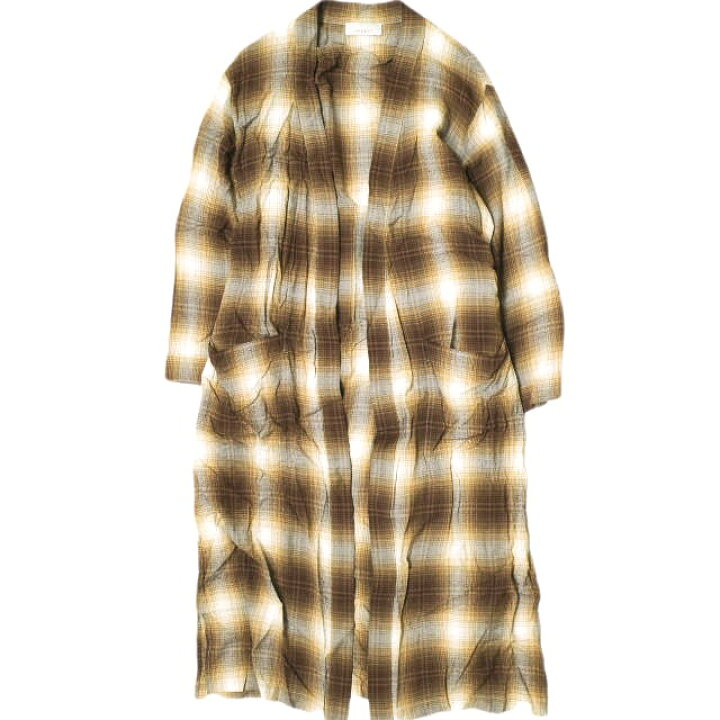 楽天市場】PHEENY フィーニー 日本製 Rayon ombre check robe レーヨン 