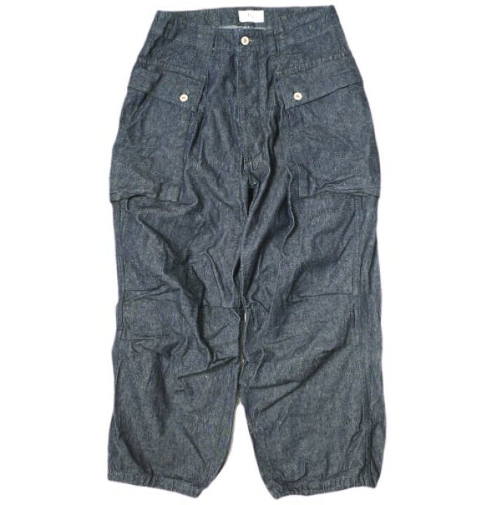 楽天市場】HERILL ヘリル 23SS 日本製 Nepdenim M44 Trousers ネップ 