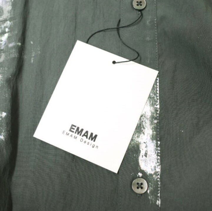 楽天市場】EMAM エマム 25SS 日本製 Painted Swing Top Shirt ペイント 