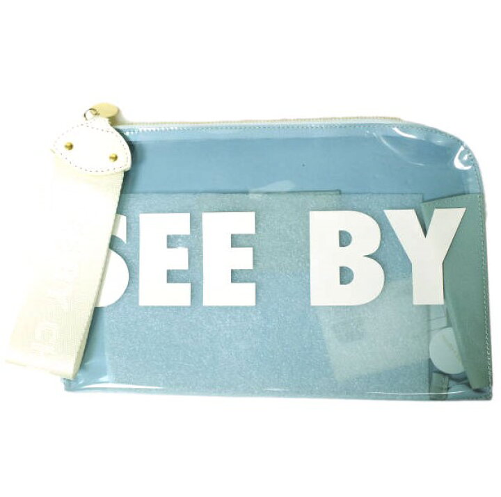 楽天市場】SEE BY CHLOE シーバイクロエ PVC CLUTCH BAG ポリ塩化 