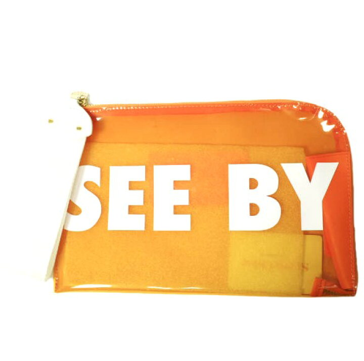 楽天市場】SEE BY CHLOE シーバイクロエ PVC CLUTCH BAG ポリ塩化 