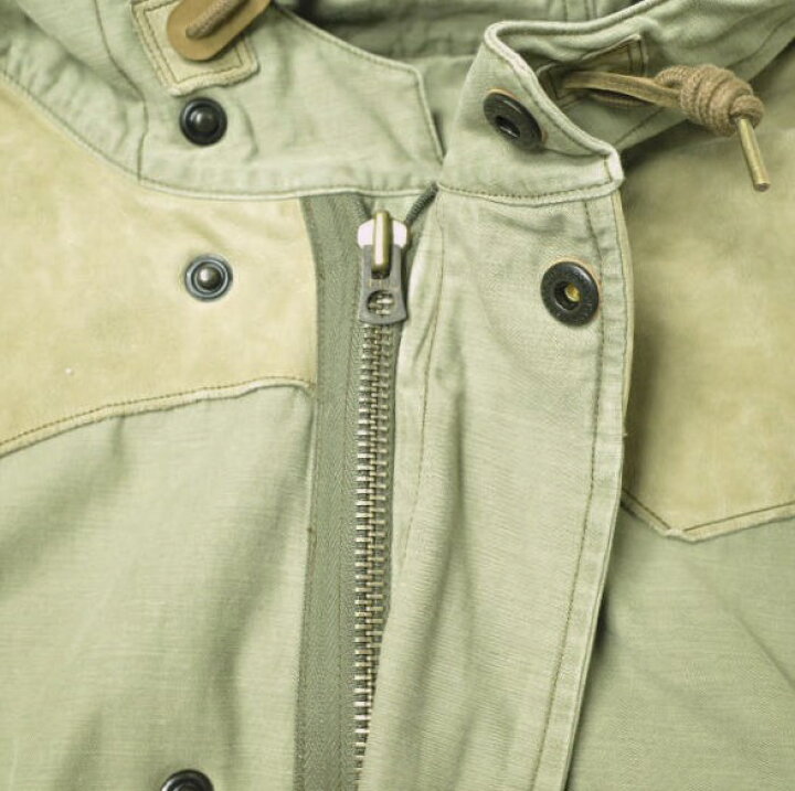 楽天市場】RRL ダブルアールエル 24AW レザーヨークサティーンパーカー 