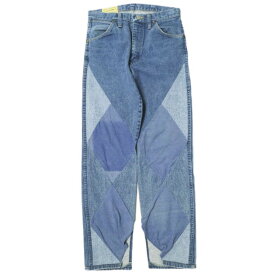 7x7 seven by seven セブンバイセブン 日本製 REWORK DENIM PANTS ダイヤモンドステッチ リワークデニムパンツ 800-3140191 S Indigo リメイク 再構築 ジップフライ ジーンズ ボトムス【中古】【7x7 seven by seven】