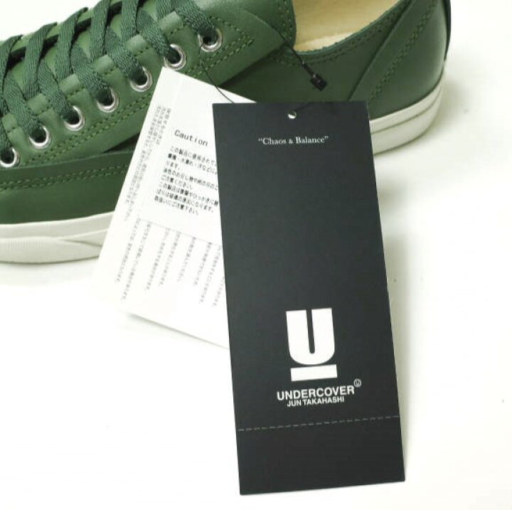 楽天市場】UNDERCOVER アンダーカバー 24AW TOE LOGO LEATHER SNEAKERS 