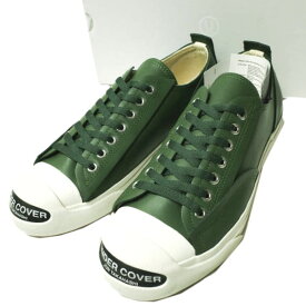 UNDERCOVER アンダーカバー 24AW TOE LOGO LEATHER SNEAKERS トゥロゴ レザースニーカー UC2D9F02 L(27-27.5cm) GREEN スニーカー シューズ【新古品】【中古】【UNDERCOVER】