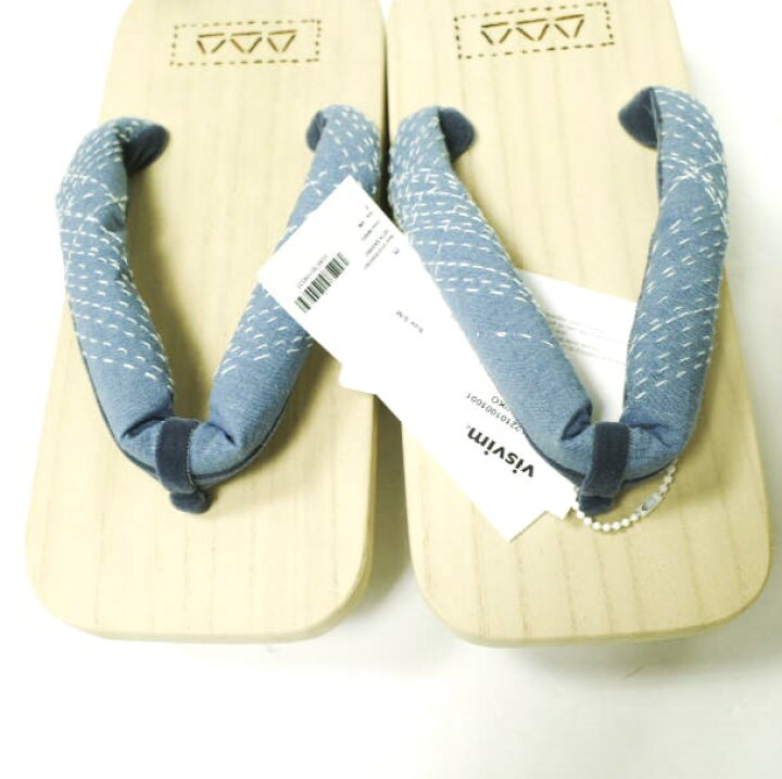 楽天市場】visvim ビズビム 22SS 日本製 GETA SASHIKO 下駄 刺し子 