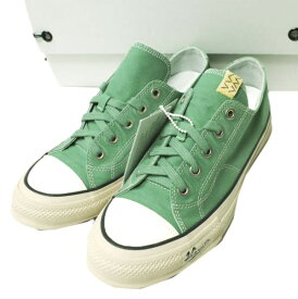 visvim ビズビム 24AW SKAGWAY L.T. LO スカグウェイ ロー キャンバス 0124201001001 M8.5(26.5cm) GREEN ヴィズヴィム 定価91,300円 スニーカー シューズ【新古品】【中古】【visvim】