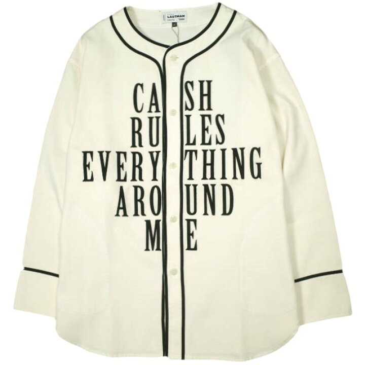 楽天市場】LASTMAN ラストマン 25SS 日本製 BASEBALL SHIRTS L/S 