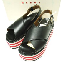 楽天市場】MARNI（形（ヒール・ソール）ウエッジソール）（サンダル 