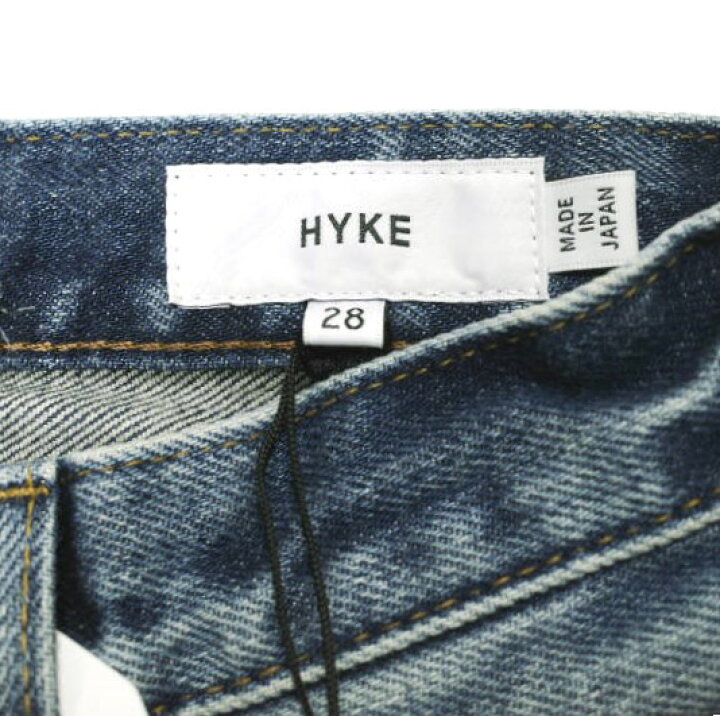 楽天市場】HYKE ハイク 日本製 TAPERED UWB 13oz カットオフテーパード 