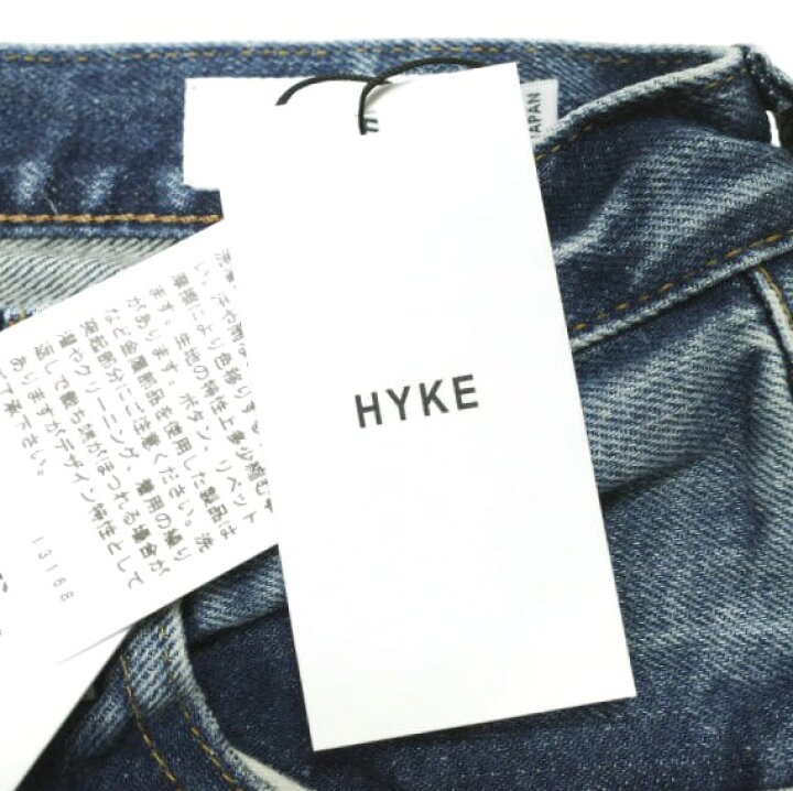 楽天市場】HYKE ハイク 日本製 TAPERED UWB 13oz カットオフテーパード 