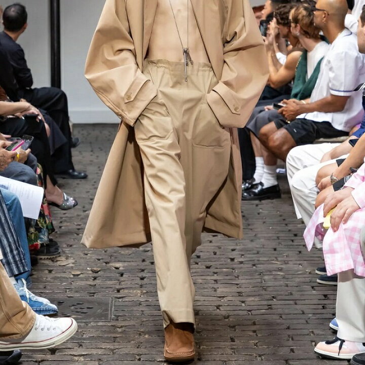楽天市場】HED MAYNER ヘドメイナー 24SS COMPACT COTTON WIDE PANTS 