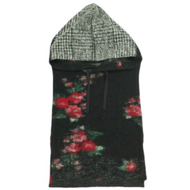 Engineered Garments エンジニアードガーメンツ アメリカ製 Hooded Interliner - Floral Knit フーデッドインターライナー フローラルニット Free BLACK トップス【中古】【Engineered Garments】
