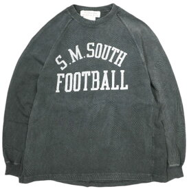 REMI RELIEF x MUSE de Deuxieme Classe レミレリーフ ミューズ ドゥ ドゥーズィエムクラス 24AW 別注 日本製 FOOTBALL RAGLAN L/S Tシャツ Free(M) BLACK 長袖 スウェット トップス【中古】【REMI RELIEF × MUSE de Deuxieme Classe】