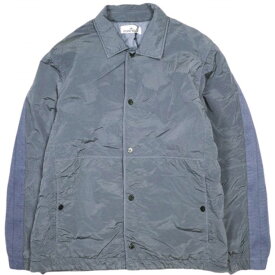 STONE ISLAND ストーンアイランド 24AW NYLON METAL IN ECONYL LIGHT JACKET ナイロンメタル イン エコニール ライトジャケット 8115Q0819 V0046 L MID BLUE プリマロフト 中綿 ブルゾン アウター【中古】【STONE ISLAND】