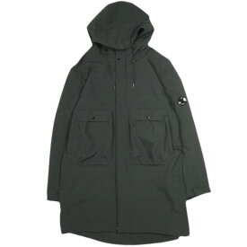 C.P.Company シーピーカンパニー 24AW C.P. Shell-R Hooded Parka Jacket ボンディング加工 ソフトシェル モッズコート 17CMOW008A 006097A XL BLACK 定価115,500円 アウター【中古】【C.P.Company】