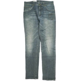 DOLCE&GABBANA ドルチェアンドガッバーナ イタリア製 ロゴプレート付き ストレッチデニムパンツ G3PWEP / G8J57 46 Indigo ジップフライ ジーンズ ボトムス【中古】【DOLCE&GABBANA】