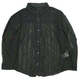 URBAN RESEARCH Sonny Label アーバンリサーチ ソニーレーベル 24AW ルーズレースシャツ LA46-23R002 Free ブラック 長袖 トップス【中古】【URBAN RESEARCH Sonny Label】