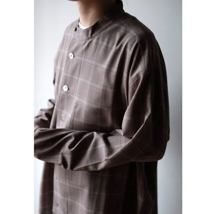 楽天市場】un/unbient アン 25SS 日本製 Stand Collar Shirt ウール 