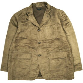 Engineered Garments エンジニアードガーメンツ 23AW アメリカ製 Loiter Jacket Polyester Fake Suede ロイタージャケット ポリエステルフェイクスエード M Khaki テーラード アウター【中古】【Engineered Garments】