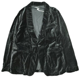 Engineered Garments エンジニアードガーメンツ アメリカ製 SD Jacket – Cotton Velveteen ショールカラー1Bジャケット ベルベット S Black ベロア テーラード シングルディナー アウター【新古品】【中古】【Engineered Garments】