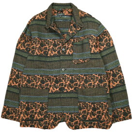 Engineered Garments エンジニアードガーメンツ アメリカ製 Loiter Jacket - Ethnic Floral Jacquard ロイタージャケット エスニックフローラルジャガード S Black/Rust アウター【中古】【Engineered Garments】