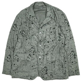 Engineered Garments エンジニアードガーメンツ 20AW アメリカ製 Loiter Jacket - Flocking Splatter ロイタージャケット S Charcoal テーラード アウター【中古】【Engineered Garments】