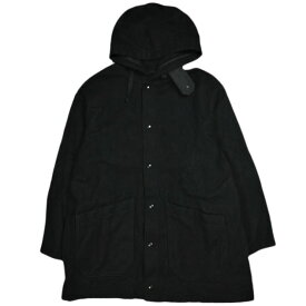 Engineered Garments エンジニアードガーメンツ アメリカ製 Madison Parka - 20oz Melton マディソンパーカー 20オンスメルトン S BLACK フード コート アウター【中古】【Engineered Garments】