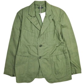 Engineered Garments エンジニアードガーメンツ アメリカ製 Bedford Jacket - HB Twill ベッドフォードジャケット ヘリンボーンツイル S Olive テーラード アウター【新古品】【中古】【Engineered Garments】