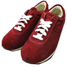 blueover ブルーオーバー 日本製 mikey マイキー 27.5cm WINE RED スエード スニーカー シューズ【中古】【blueover】