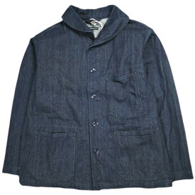 Engineered Garments エンジニアードガーメンツ アメリカ製 Shawl Collar Utility Jacket - 12oz Denim デニム ショールカラーユーティリティージャケット S Indigo Gジャン アウター【新古品】【中古】【Engineered Garments】