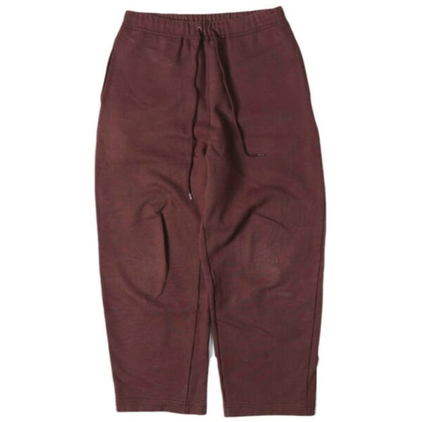 LOEFF ロエフ 25AW 日本製 コットンスウェット ボンタンパンツ UNISEX 8884-6-990208 0 WINE ユナイテッドアローズ 裏毛 ジョガー ボトムス【中古】【LOEFF】